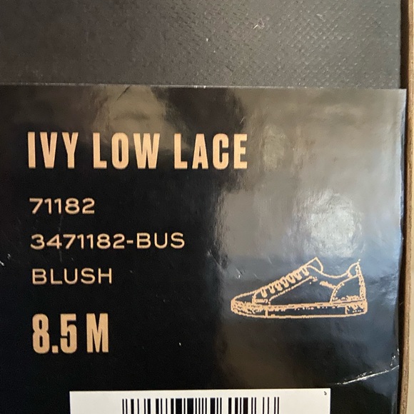 NWT Frye Ivy Low Lace Sneaker, Blush, Size 8.5 - Picture 3 of 6